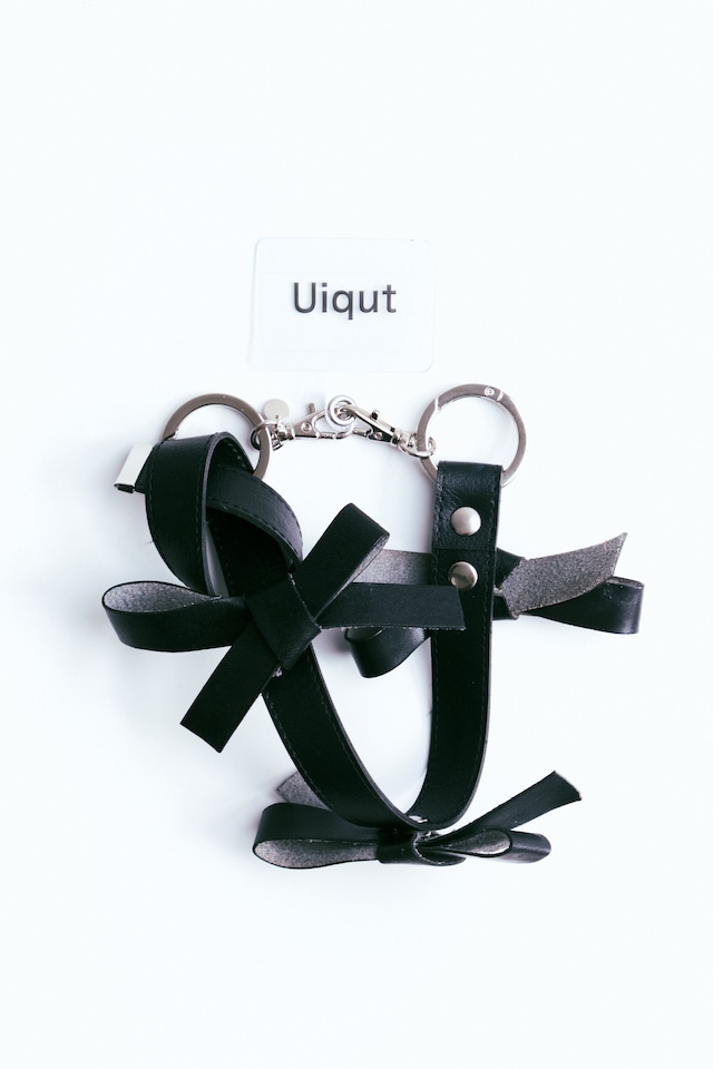 leather ribbon strap short