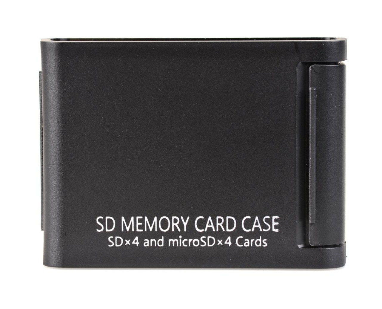 Kenko SDカードケースAS SD4 BK SD/microSD各4枚収納可能 ブラック 704370