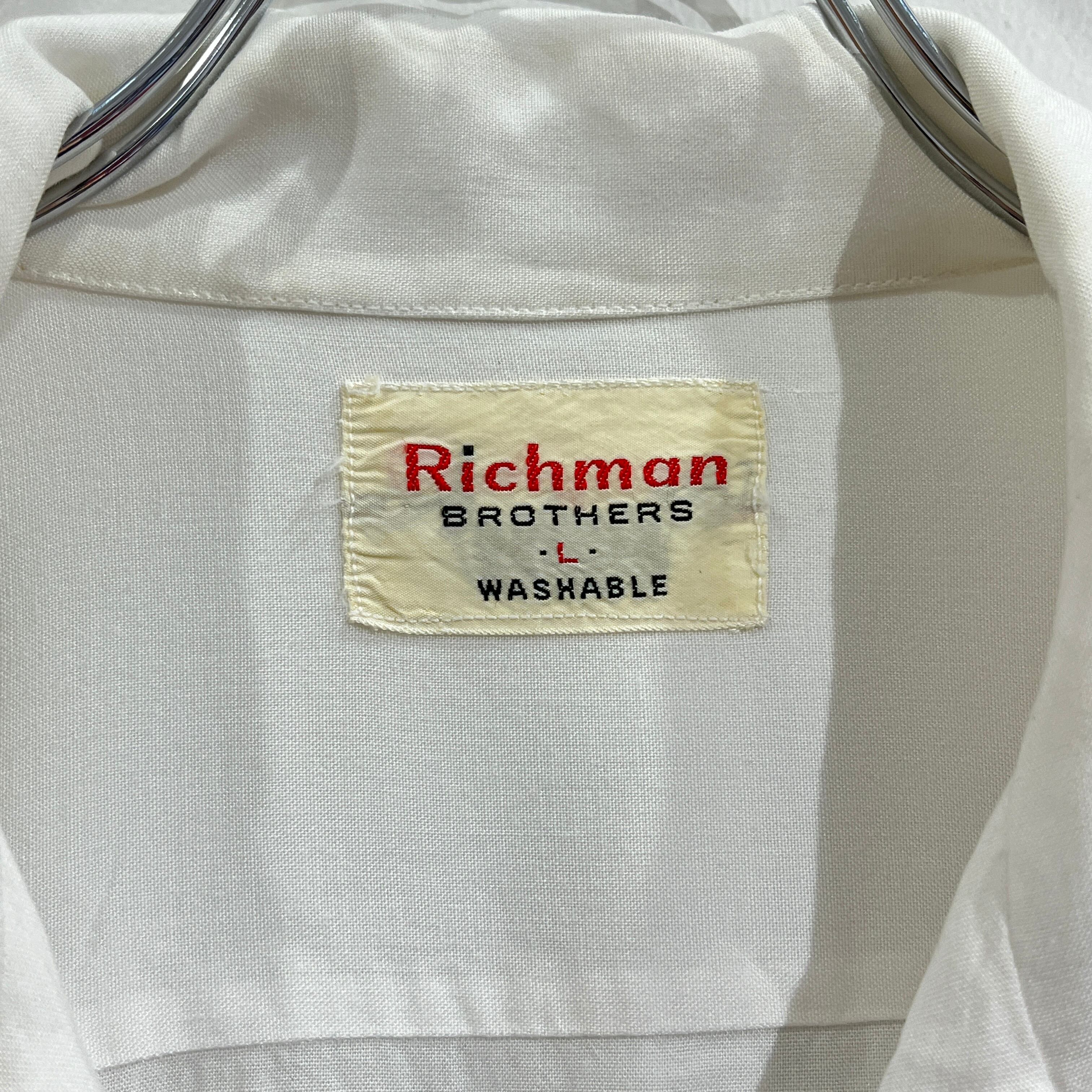 60s Richman Brothers S/S Shirt 60年代 リッチマンブラザーズ 60s Richman Brothers S/S Shirt 60年代 リッチマンブラザーズ