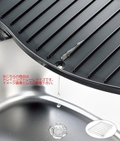 リッチェル 水切りトレー ホワイト XS ラクール ドレイニングトレー 抗菌加工
