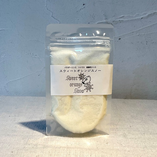 【moon soap】クエン酸パウダーリンス・スウィートオレンジスノー　　※毎月初旬入荷