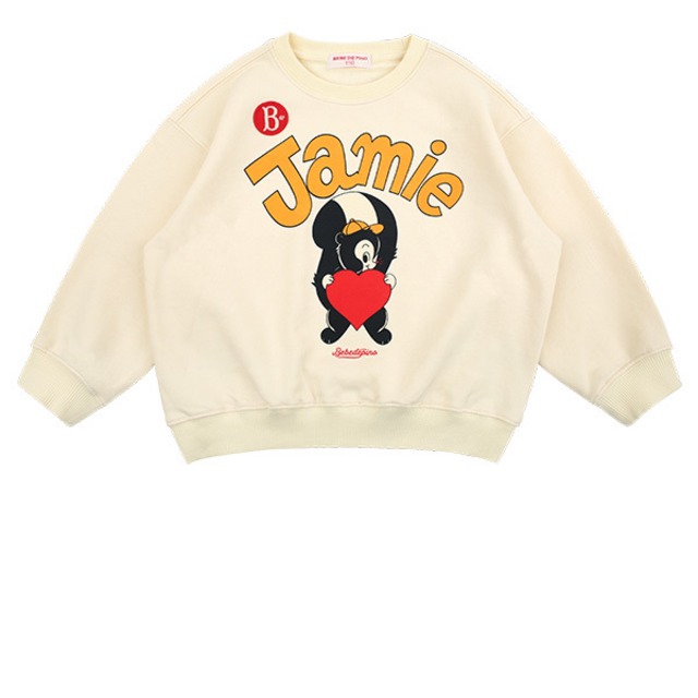 [BEBE DE PINO] Heart Jamie sweatshirt 正規品 韓国ブランド 韓国ファッション 韓国代行 韓国通販 ベベドピノ 日本 店舗 韓国 子供服