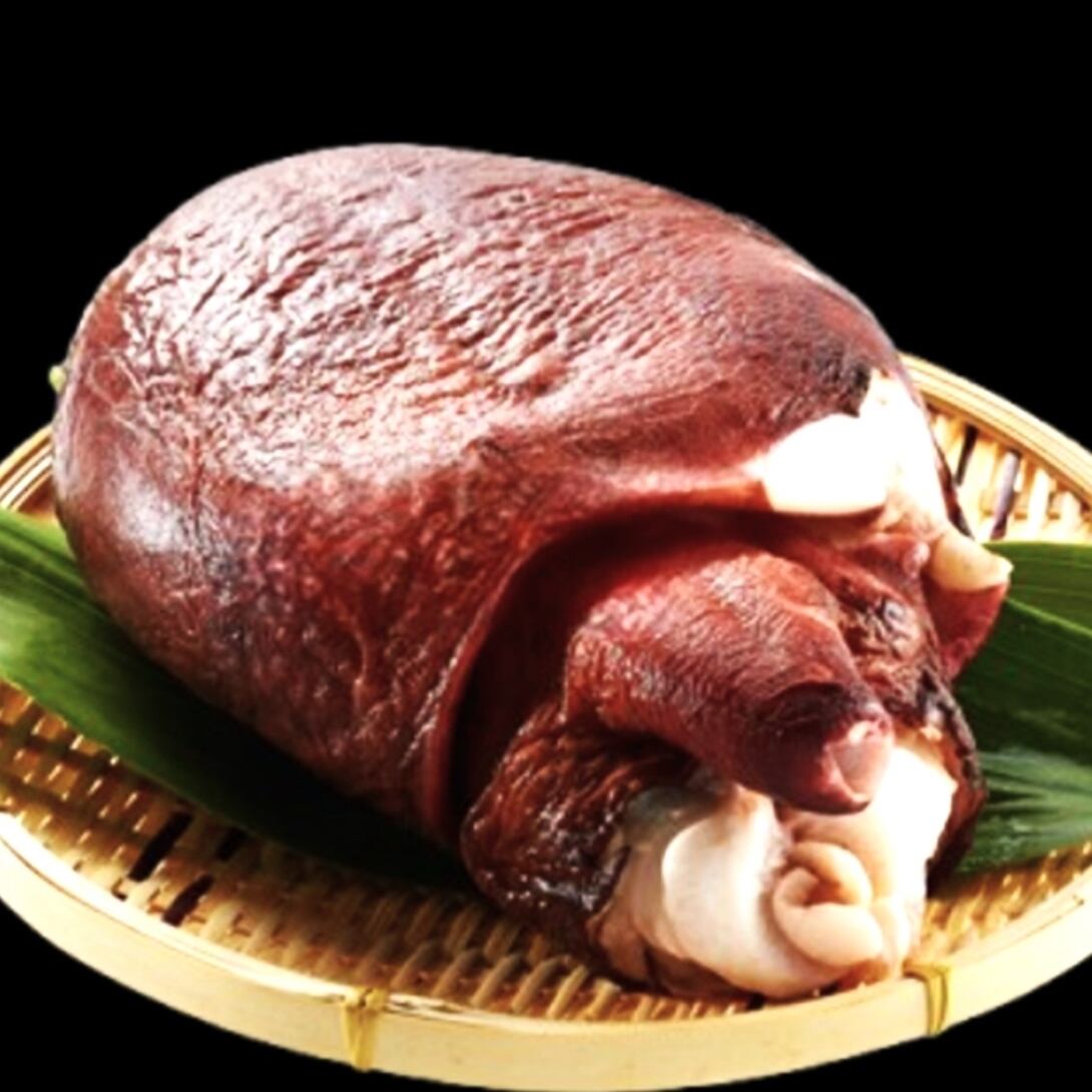純粋知床産 活茹でたこ頭 400~490g
