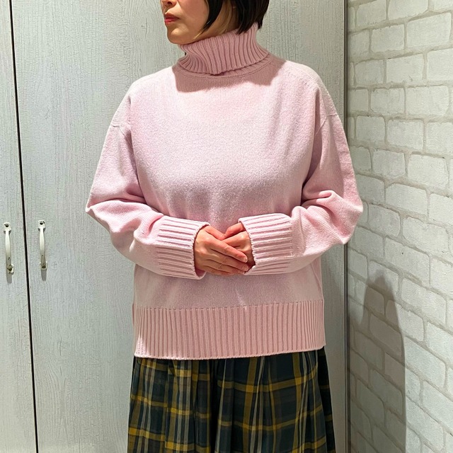 EMMACULATE/54117/タートルネックニット(ピンク)