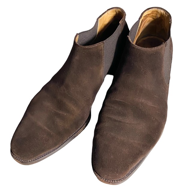 ENZO BONAFE brown suede boots “CARY GRANT”