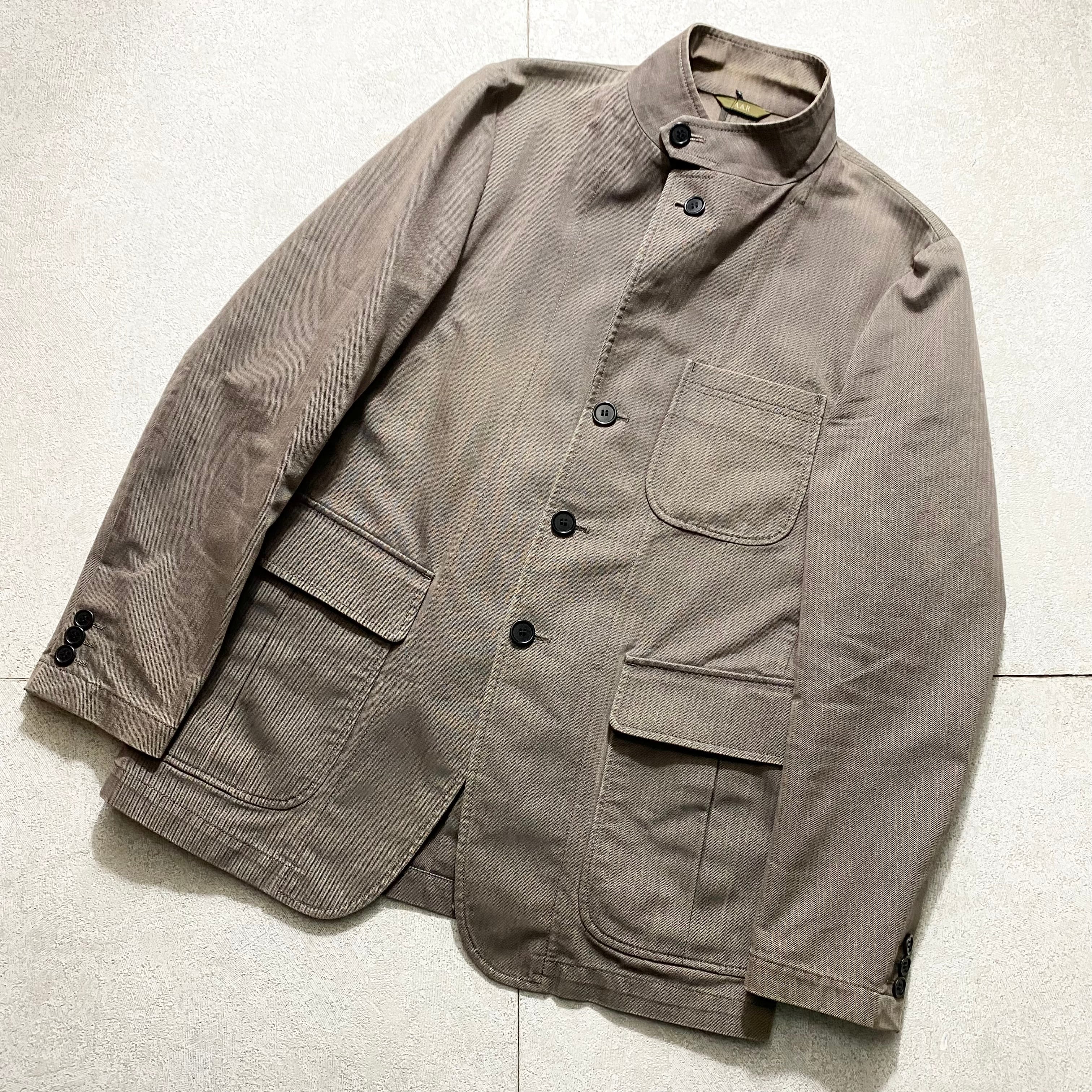 A.A.R YOHJI YAMAMOTO safari design hi-neck tailored jacket A.A.R YOHJI YAMAMOTO safari design hi-neck tailored jacket
