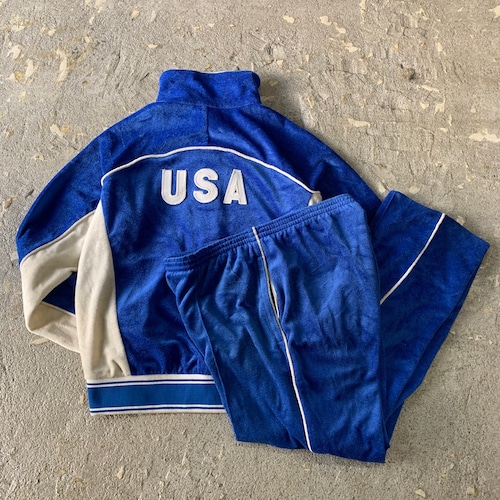 70s Levis Olympic velours set up