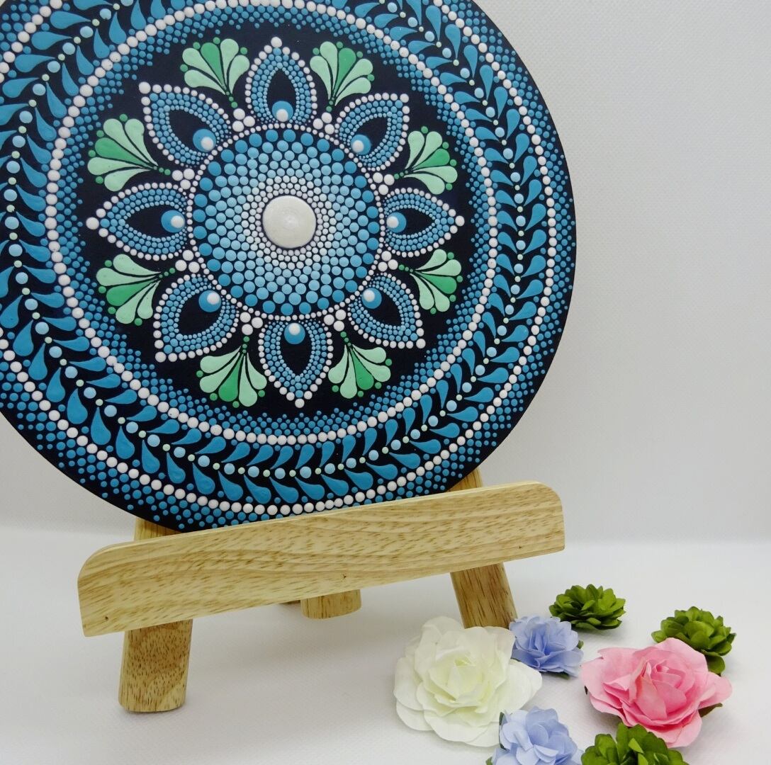 オーダー専用＊ドットマンダラアート＆鉢 セット 【公式通販】