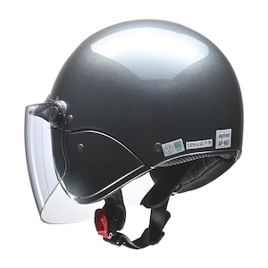 【公式】apiss AP-603　セミジェットヘルメット　ガンメタリック