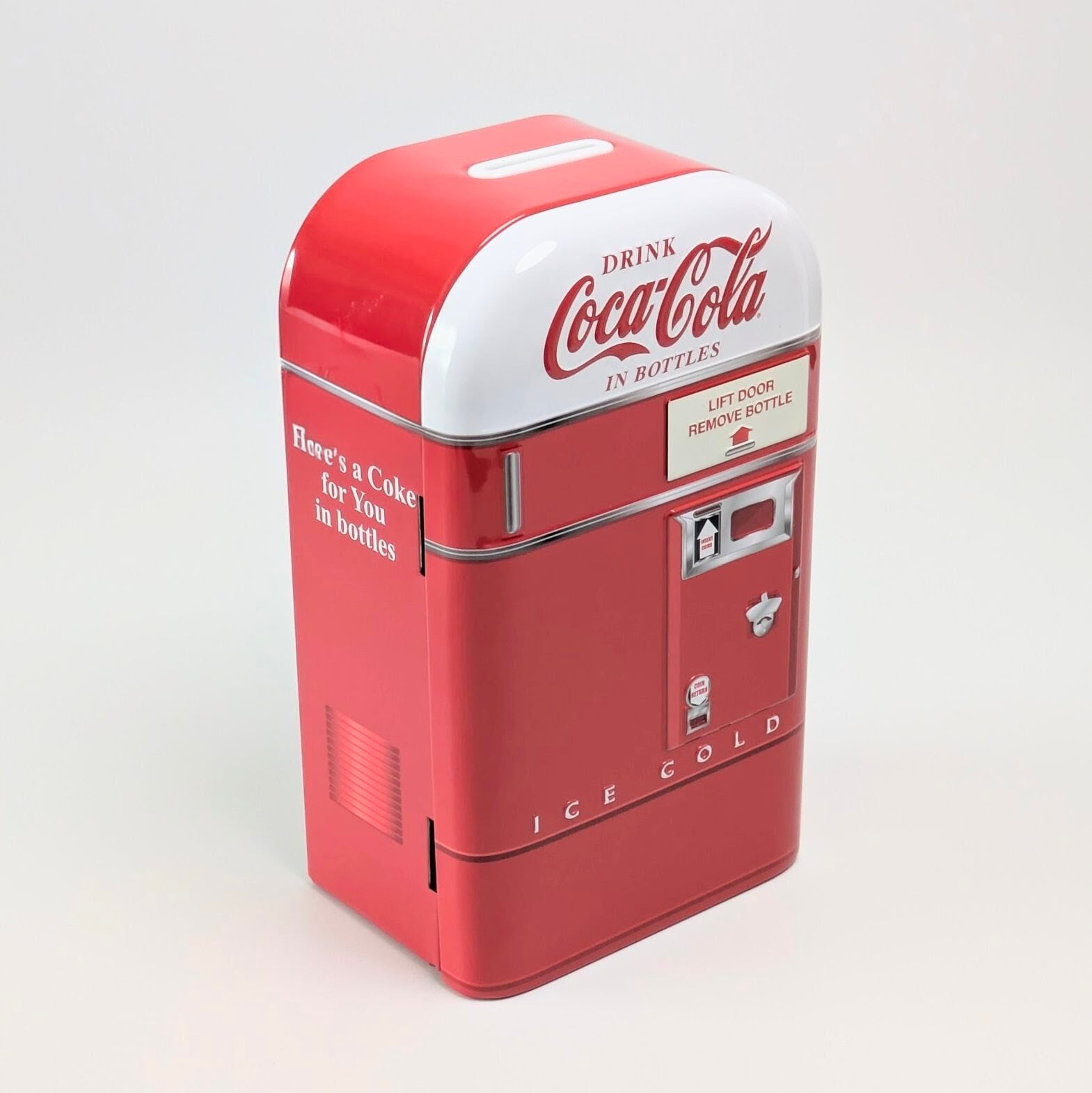 【 Coca-Cola ( コカ・コーラ ) / Coke 】 Vending machine Tin bank / 自動販売機型貯金箱 / コインバンク / 1950年代 1960年代【C】〚アメリカン雑貨 アメトイ〛