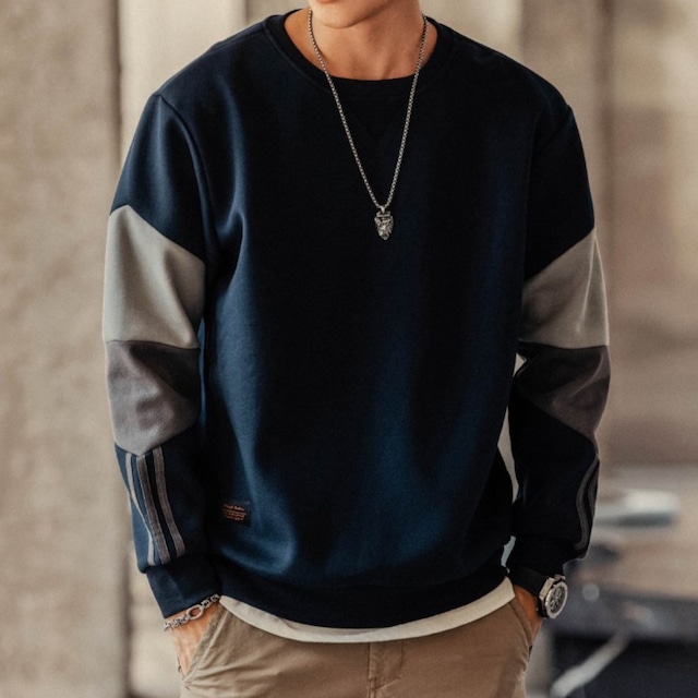 Sleeveline retro heavy sweat ( 3color )