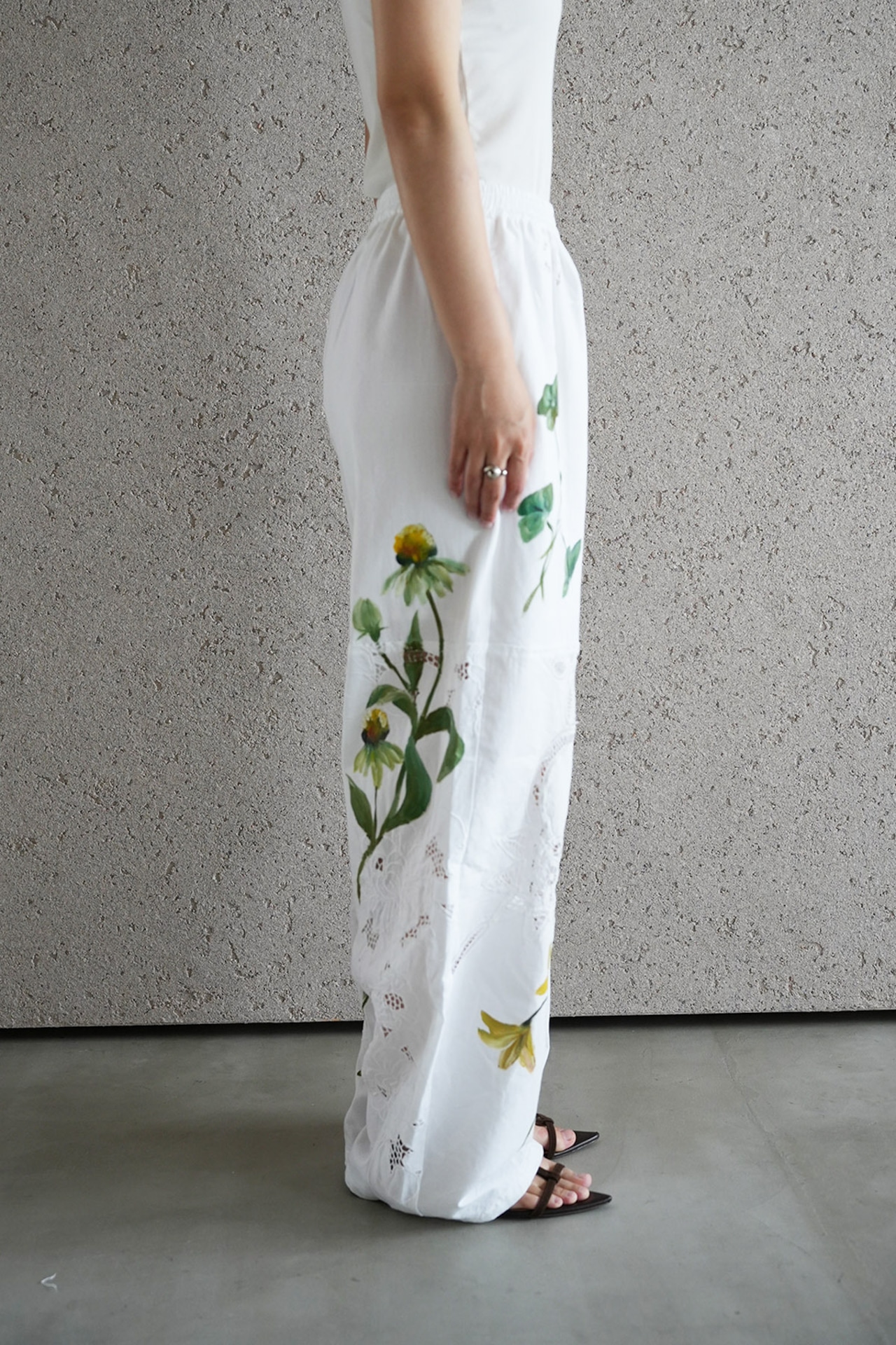 vintage lace pants multi