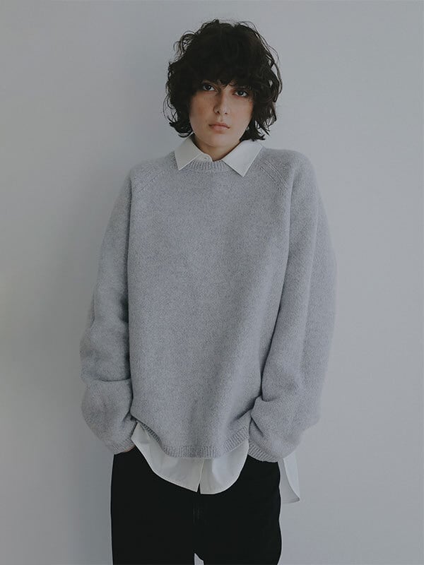 ETRE TOKYO(エトレトウキョウ) リバーシブルボックスニットプル