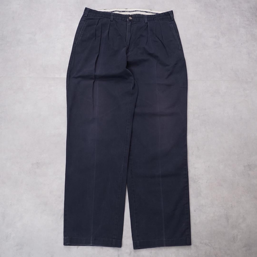 ポロ ラルフローレン W36 ポロチノ 90s USA製 ボトム 紺 14890 | fuufu