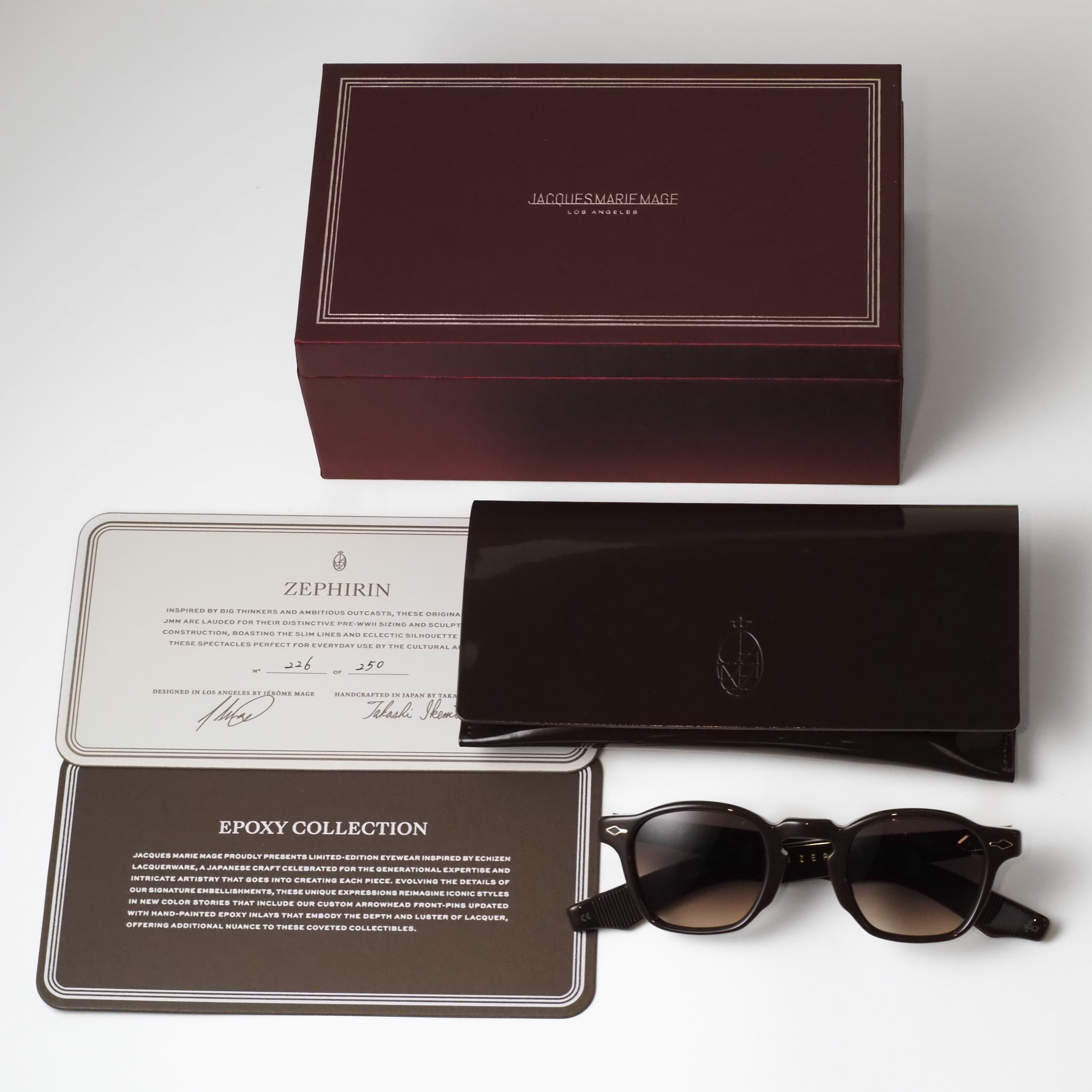 ZEPHIRIN-EPOXY col. Ganache【JACQUES MARIE MAGE】 | downtownshop