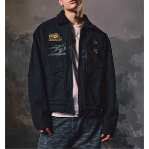 【DRIP3556】RMD Retro Damaged Work Jacket