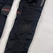 KOMINE コミネ 腰プロテクター入り メッシュ ライディング メッシュ 3Dパンツ サイズ L/ライダース/ブラック/バイク/バイカー