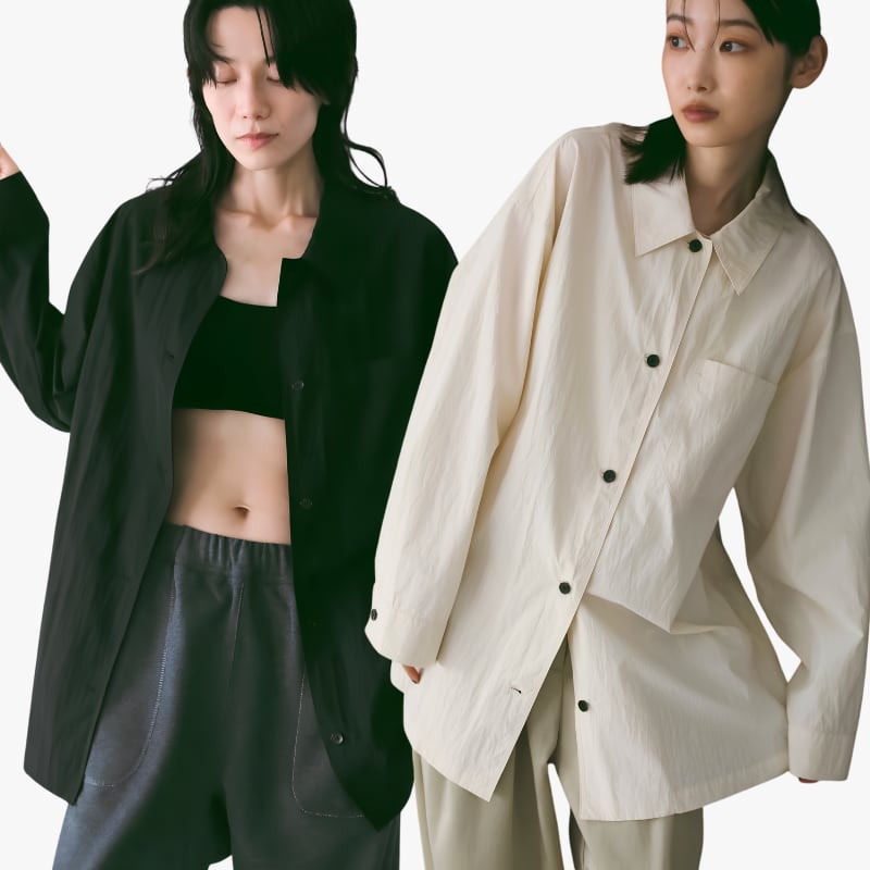 【 anuke 】Over Pocket Shirts