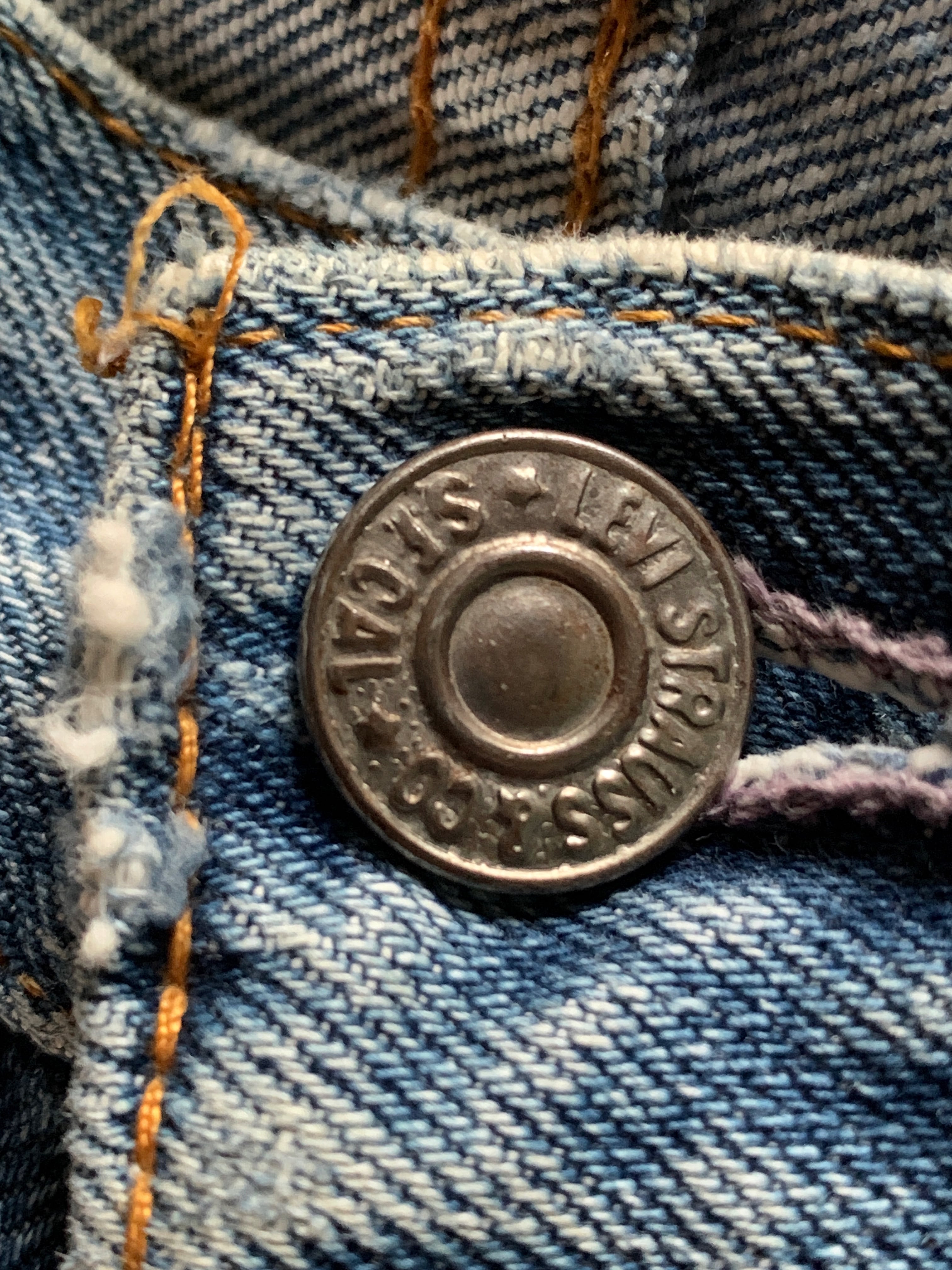 60's Levi's 501 BIG-E デニムパンツ レア！青耳  実寸(32×29.5)