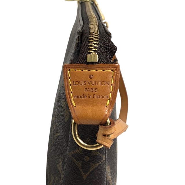 LOUIS VUITTON ルイヴィトン モノグラム ハンドバッグ ブラウン ミニバッグ ポシェットアクセソワール vintage ヴィンテージ オールド a3nxz5