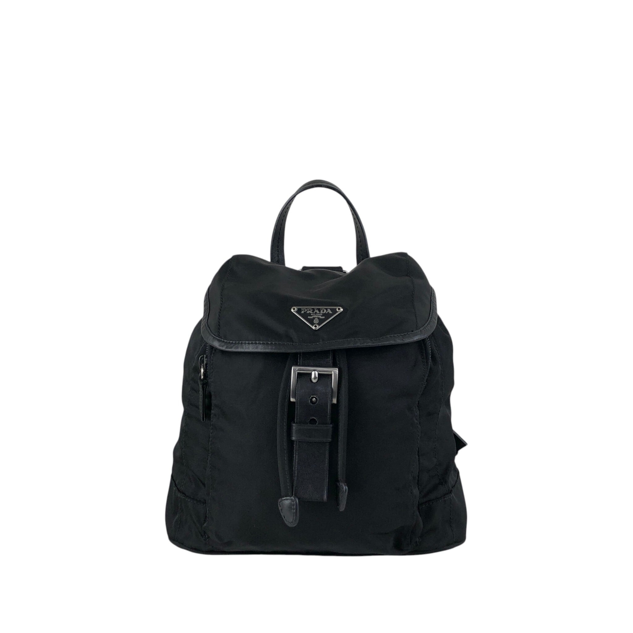 PRADA プラダ バックパック ブラック トライアングルロゴ ナイロン