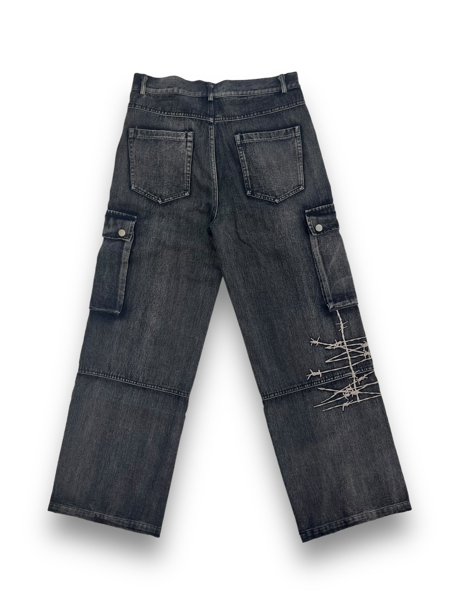 PLANET STUDIO】barbed wire stitch denim pants | OVERTURE WEB SHOP
