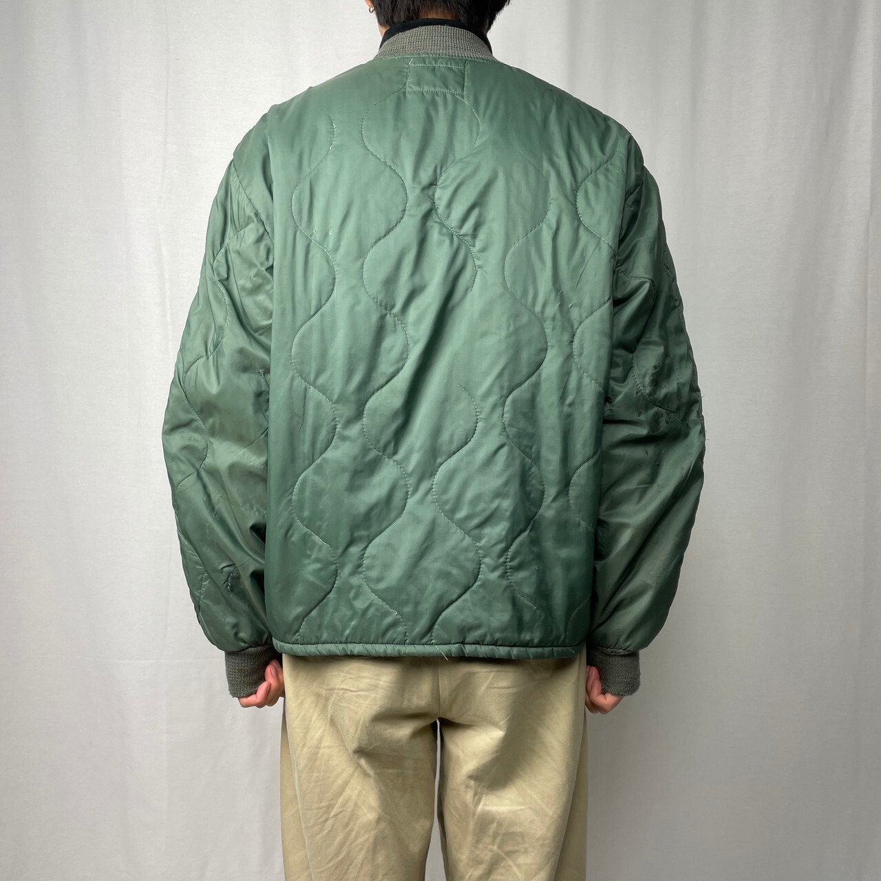 75年納品 70年代 U.S.AIR FORCE 米軍実品 CWU 9/P キルティング 