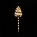 Botanical gold head pin