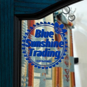 BlueSunshineTrading 5周年アニバーサリーステッカー（White）