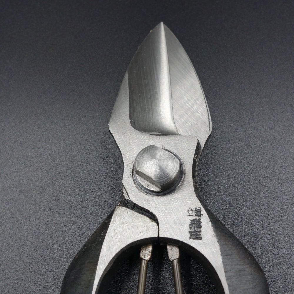 飛庄 両刃 剪定鋏 直刃 185mm 皮止 摘果鋏 高級 飛塚製鋏所