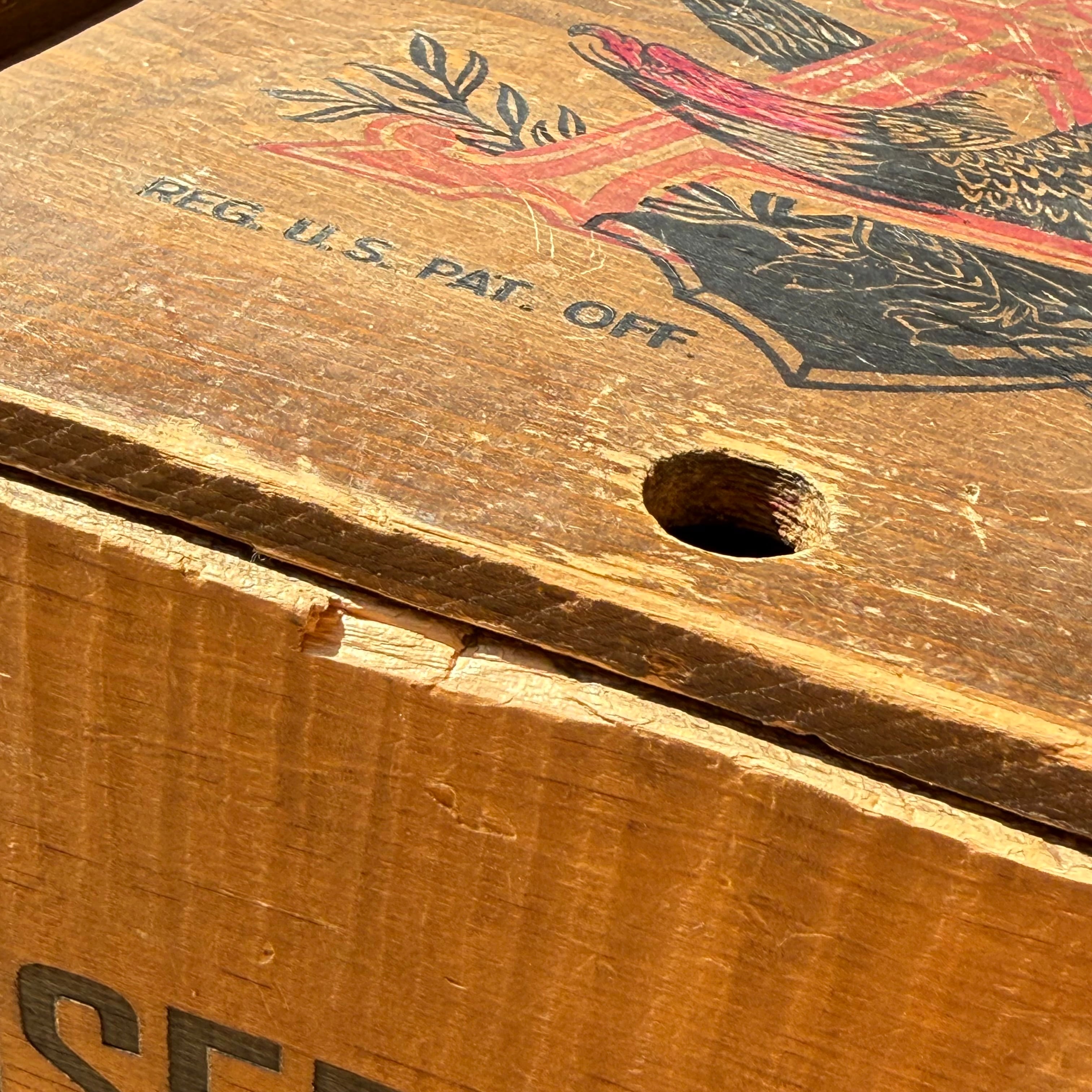 Vintage BUDWEISER Wood Box 木箱 バドワイザー 収納 ディスプレイ