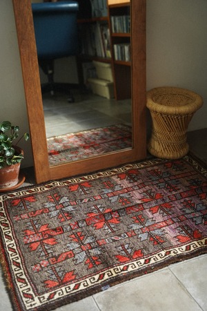 2486-Vintage Taimani rug