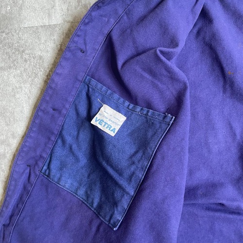 60s VETRA コットンツイル フレンチワークジャケット 詳細写真7