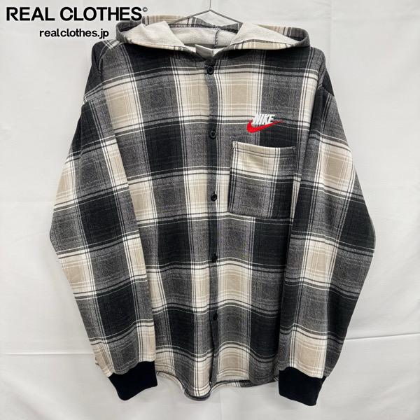 Supreme×NIKE/シュプリーム×ナイキ【18AW】Plaid Hooded Sweatshirt