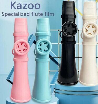 Kazoo カズ―フルート 一体成型笛膜・交換不要 洗える 軽量 ギター