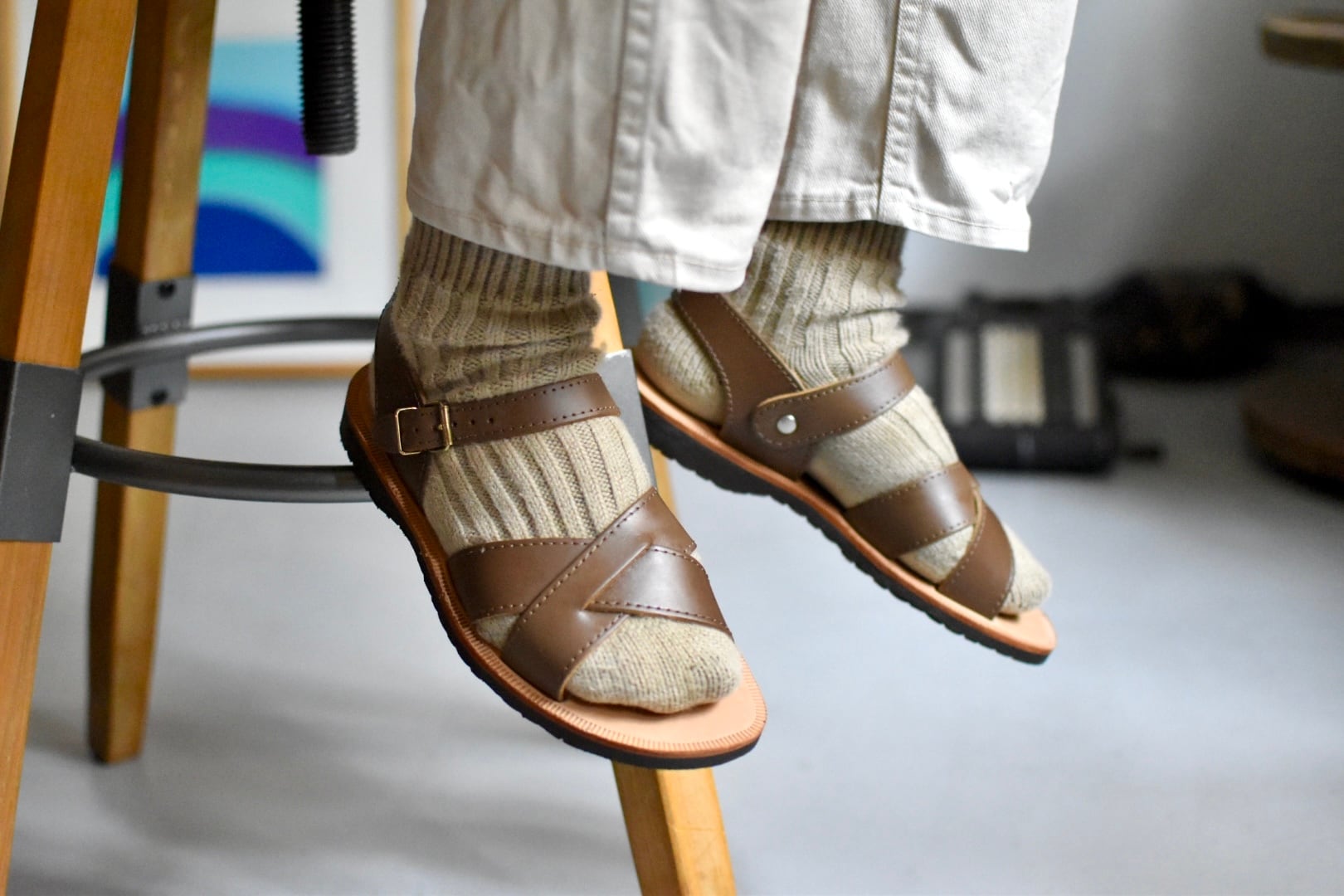 (取寄) フレンチ ソール レディース レイラ French Sole women Layla Cognac Nappa/Raffia 取寄) フレンチ ソール レディース レイラ French Sole women Layla