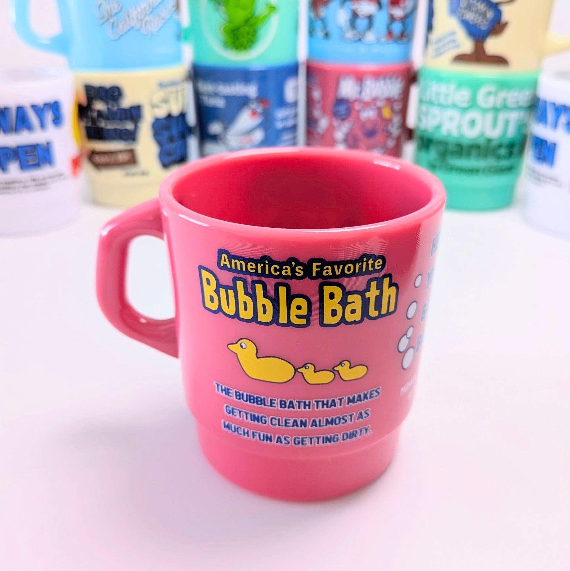 【 STACKING MUG ( スタッキングマグ ) 】 Mr.Bubble(ミスターバブル) / プラカップ / MUG / ミルキーマグ / 積み重ねられるマグ〚アメリカン雑貨 アメトイ〛