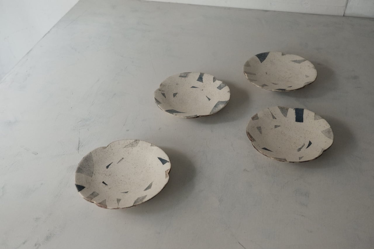 紺野乃芙子　平皿　丸皿　プレート　2枚 紺野乃芙子 平皿 丸皿 プレート 2枚