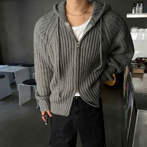 ルーズフィットニットパーカ　1253