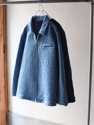 1990s " denim&co " denim quilting jacket . size large .