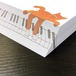 オランダ　ディッキー・ディック　猫　ピアノ　斜めカット　メモブロック