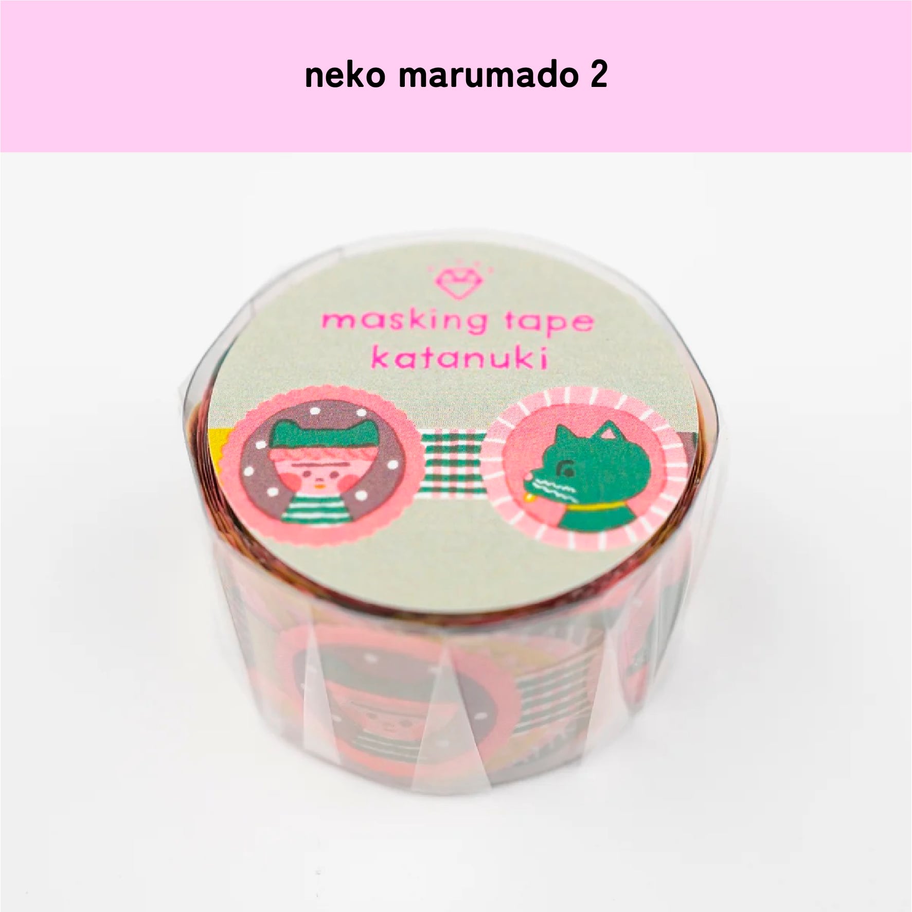AIUEO カタヌキ masking tape ¥396 | ITOI YUKI online shop