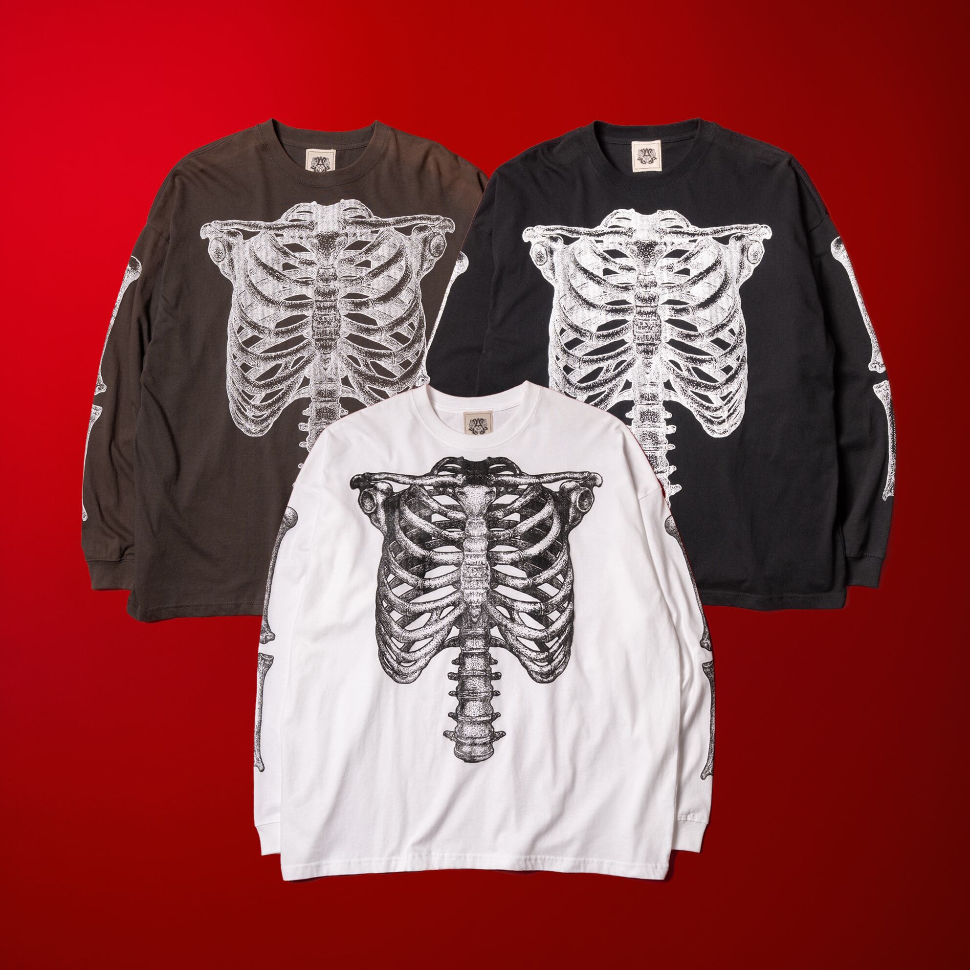 ANTE “bone” long sleeve t-shirt