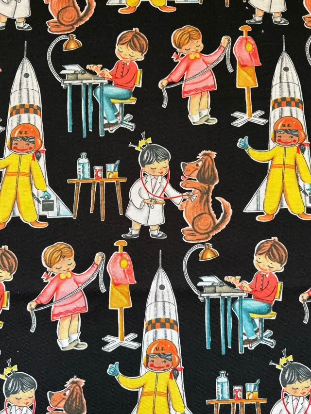 フランス カットファブリック 花柄 ３点セット コットンファブリック  輸入ファブリック カルトナージュ