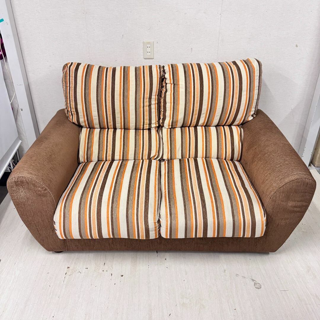 【ニトリ】2人掛け布張りソファ 2人掛け布張りソファ ツートーン (BE/MO) | ニトリネット【公式