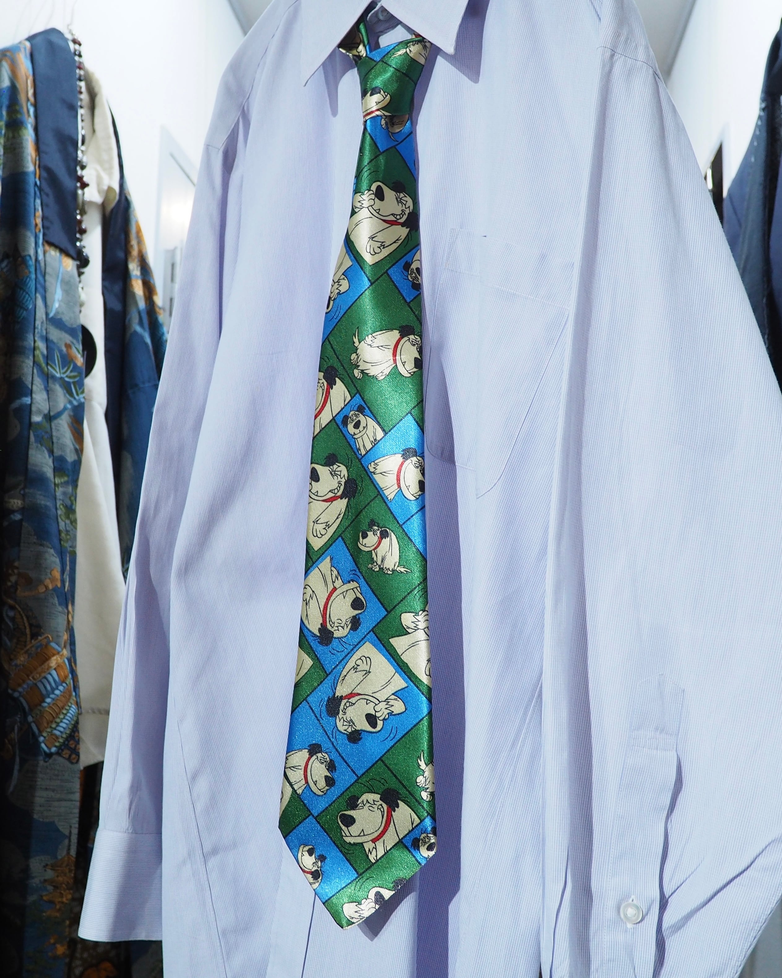 1994s " SEGA " Funny Dog printed vintage Tie