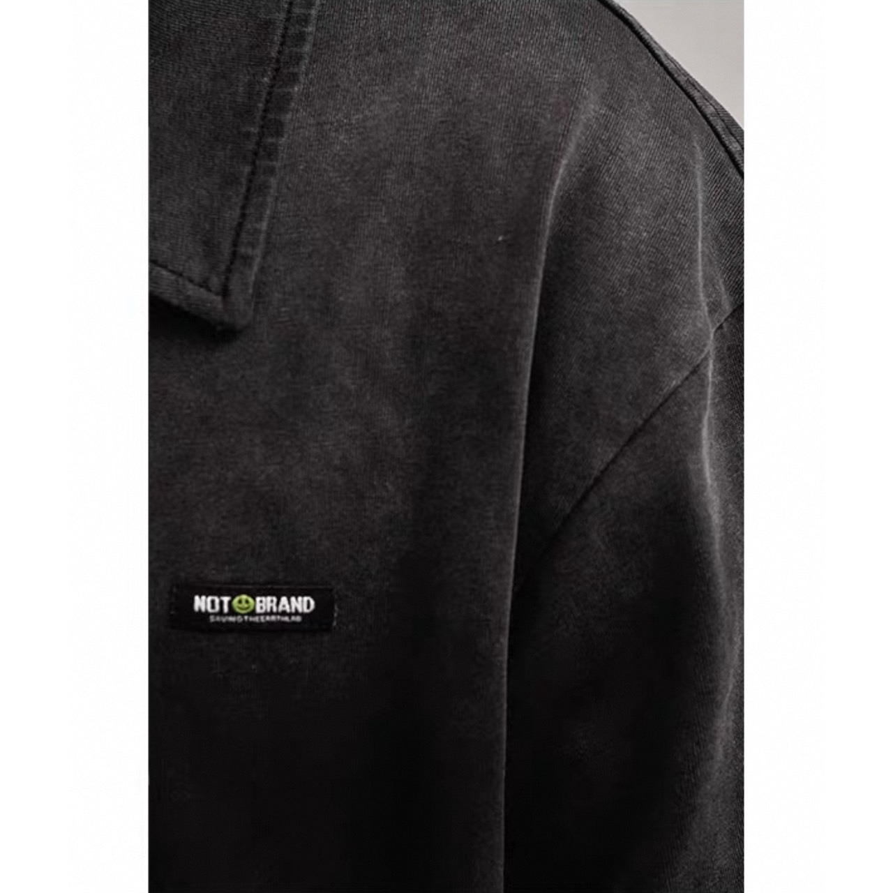 Vintage washed polo sweatshirt 0695 - 5