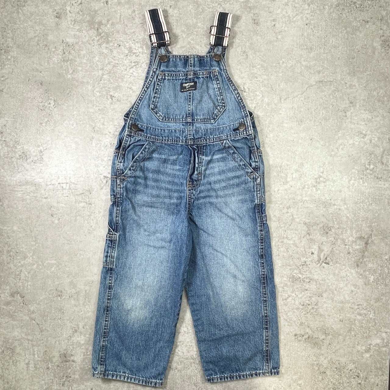 kids】OSHKOSH オシュコシュ デニム オーバーオール キッズ4歳 100