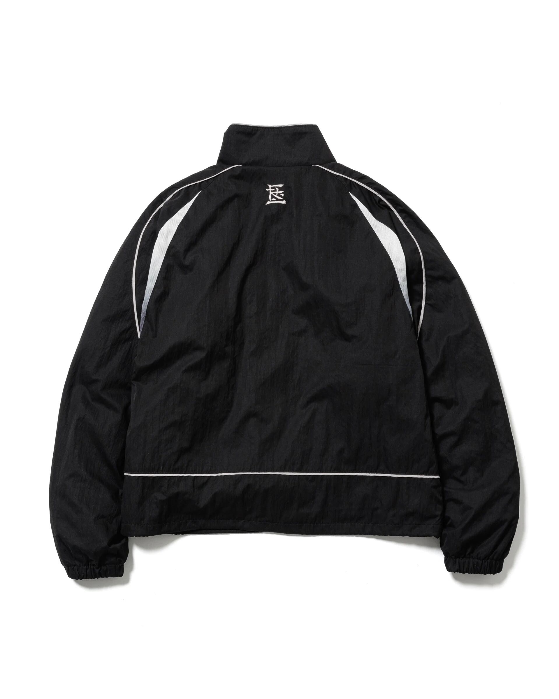 FLAGSTUFF x UMBRO : GRADATION TRACK JACKET C/# BLACK , GRAY SIZE 