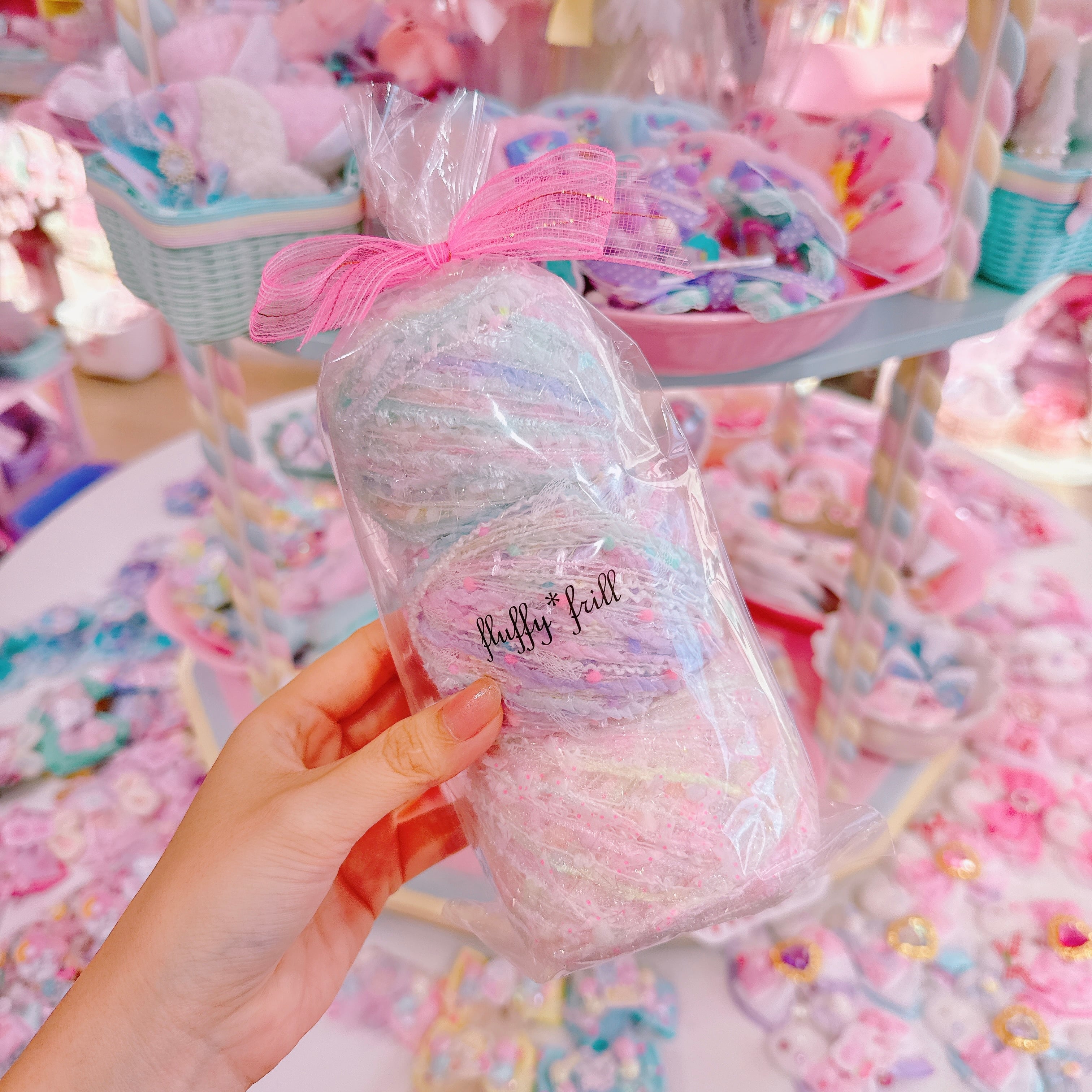 【D2】6-22 Fancy yarn3玉セット